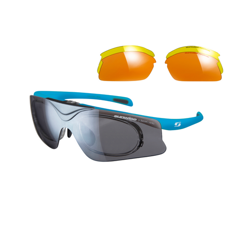Atlanta Sports Sunglasses with Interchangeable Lenses - White