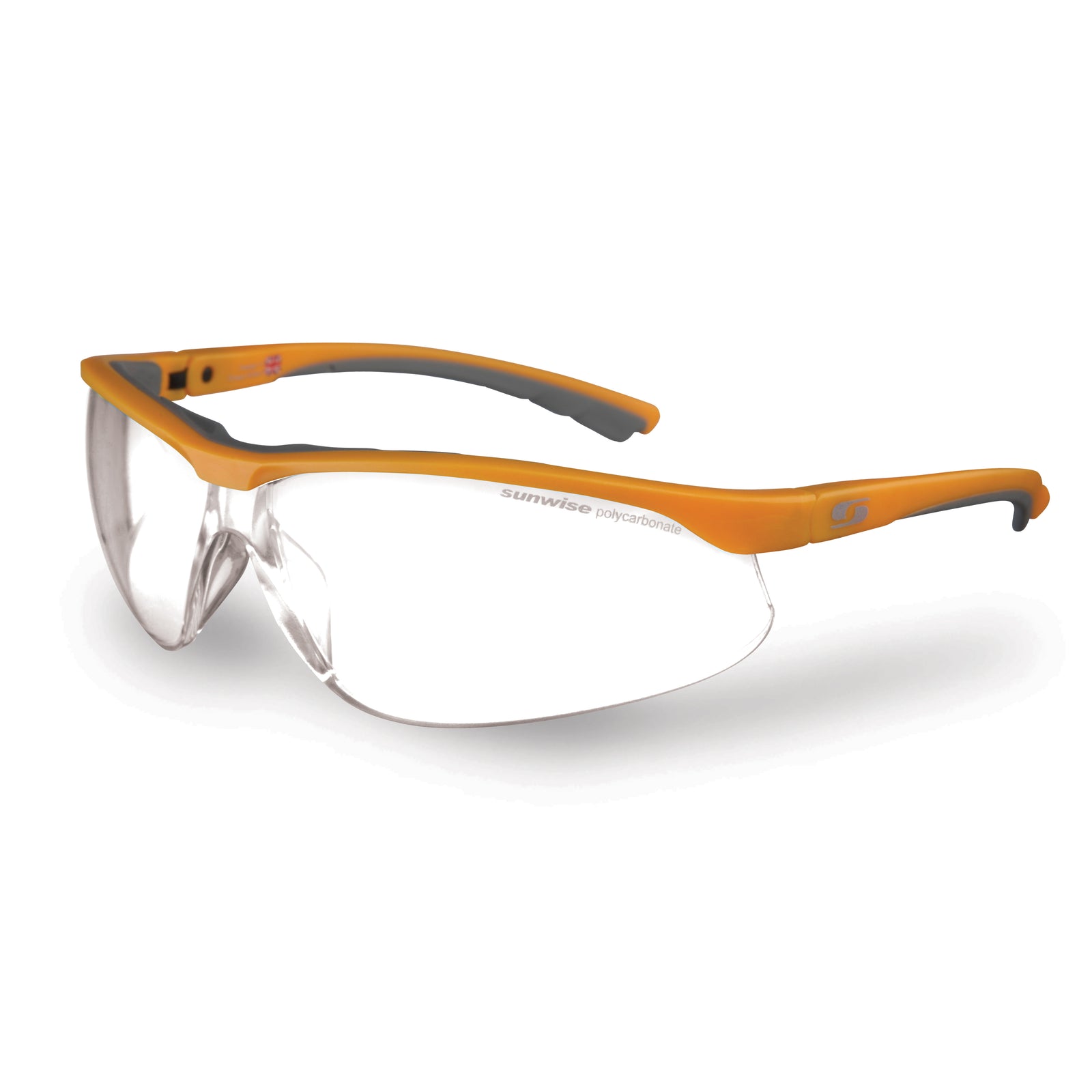 Bulldog Orange Sports Sunglasses