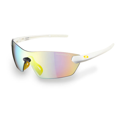 Atlanta Sports Sunglasses with Interchangeable Lenses - White